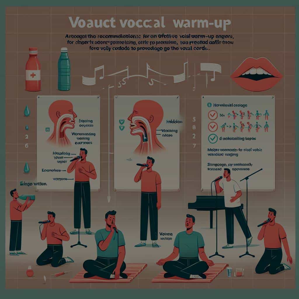 Quelles sont les recommandations pour un échauffement vocal efficace pour les chanteurs afin de prévenir les dommages aux cordes vocales ?